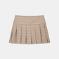 Saia com Pregas Taupe Xadrez - Guess Jeans - Thumbnail 5