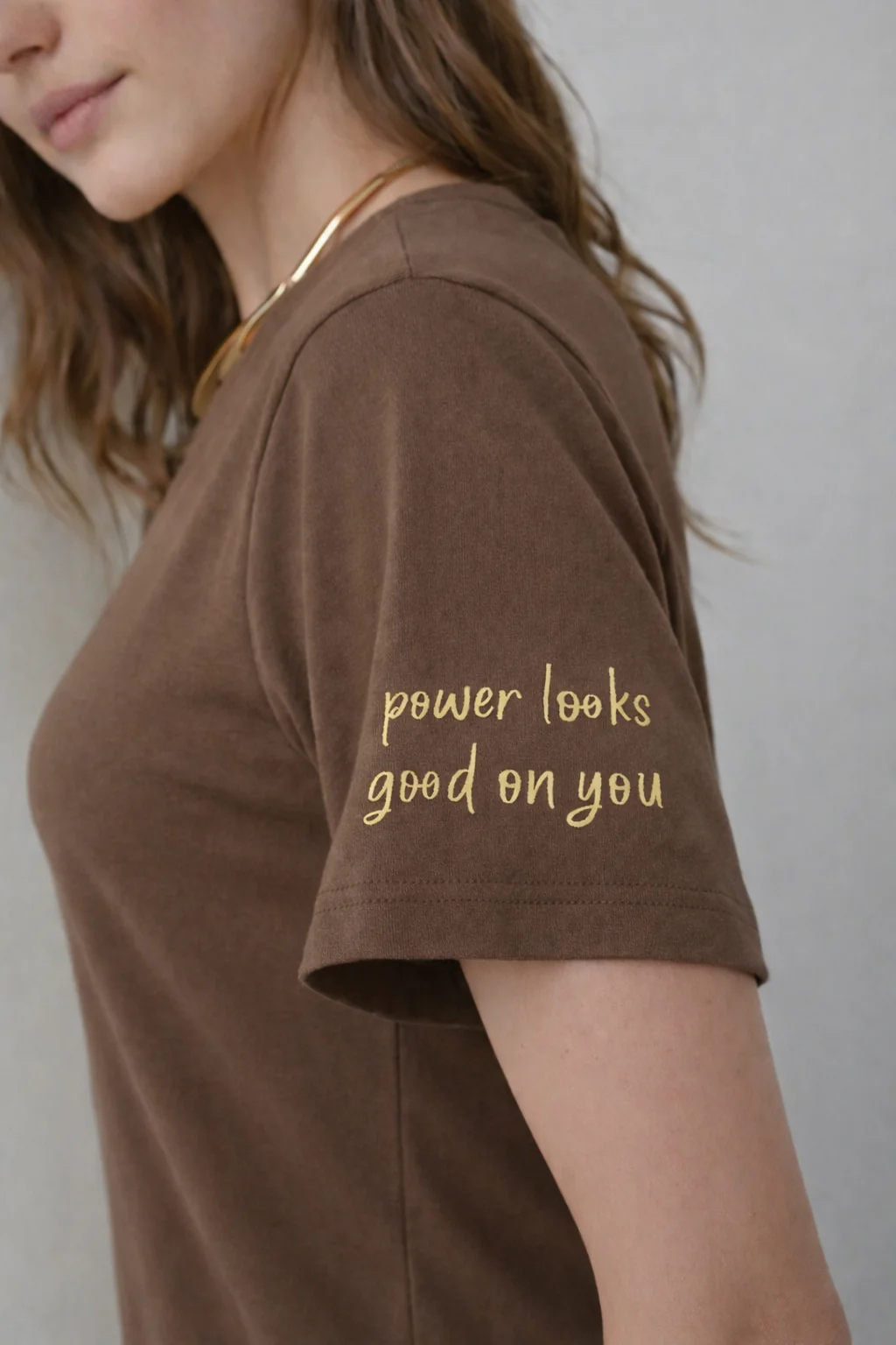 Vestido Comprido com Colar Castanho - SAHOCO 2