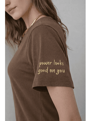 Vestido Comprido com Colar Castanho - SAHOCO