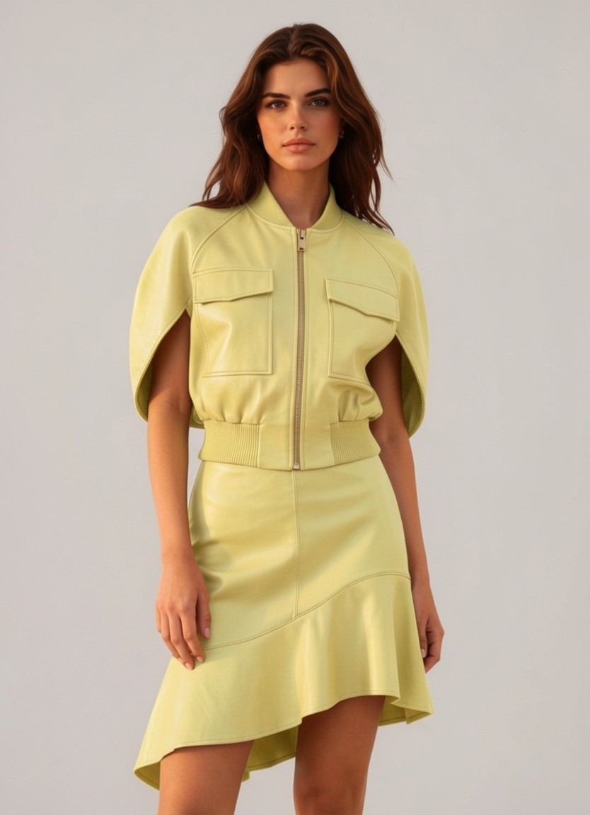 Saia em Pele Curta Amarelo - SAHOCO 2