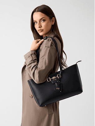Mala de Ombro JANIE Preto - Guess 