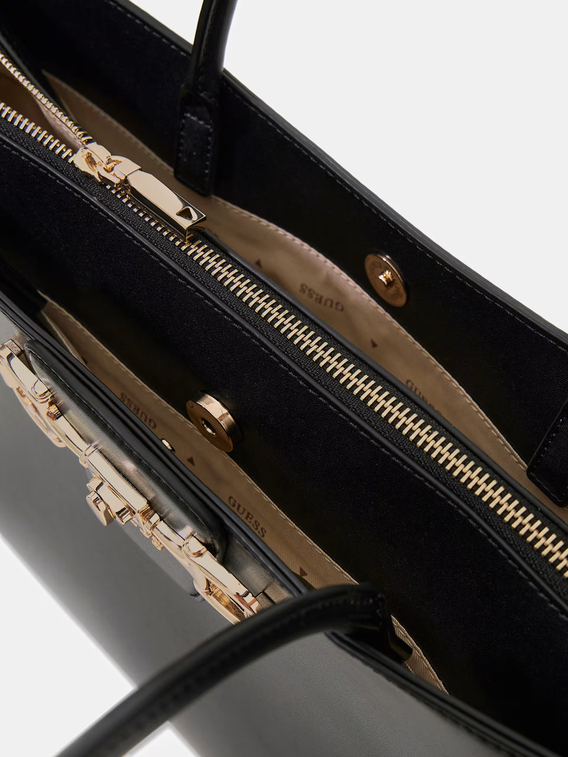 Mala de Ombro JANIE Preto - Guess  6