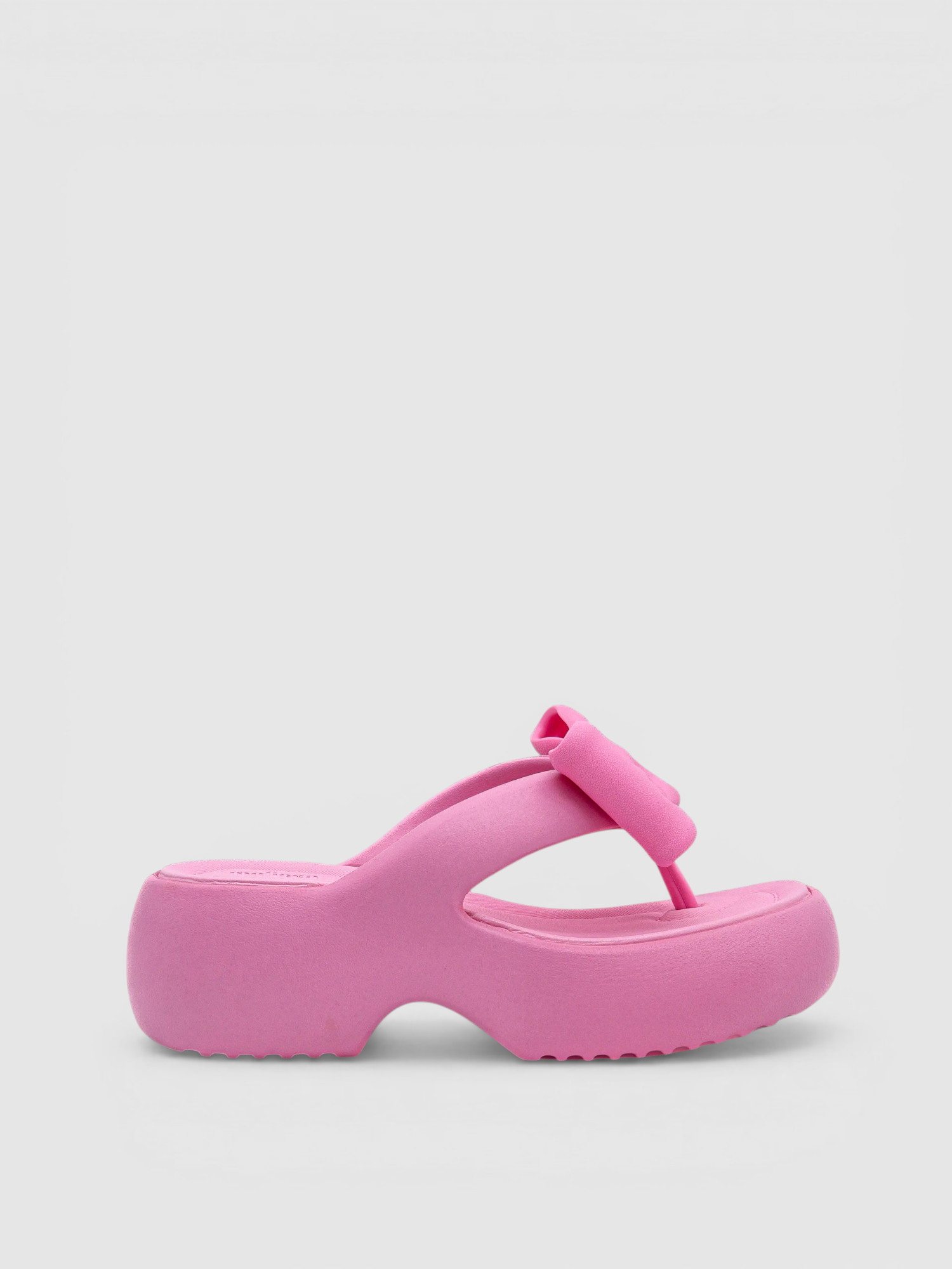 Chinelos de Platafoma Free Fuzzy Rosa - Melissa  1