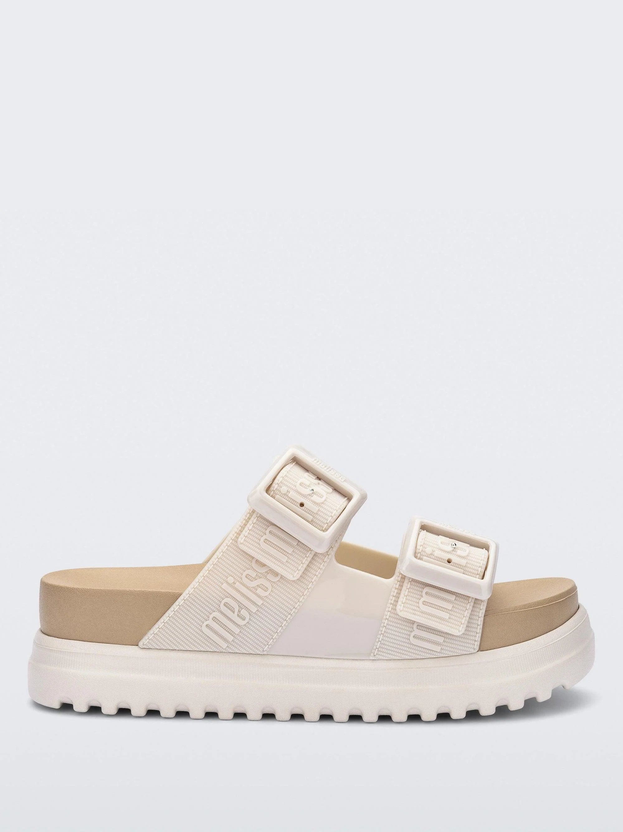 Chinelos Cozy M Lover Plataforma Bege - Melissa 1