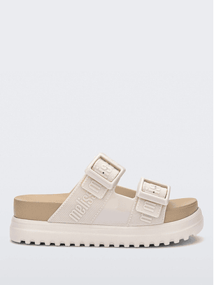 Chinelos Cozy M Lover Plataforma Bege - Melissa