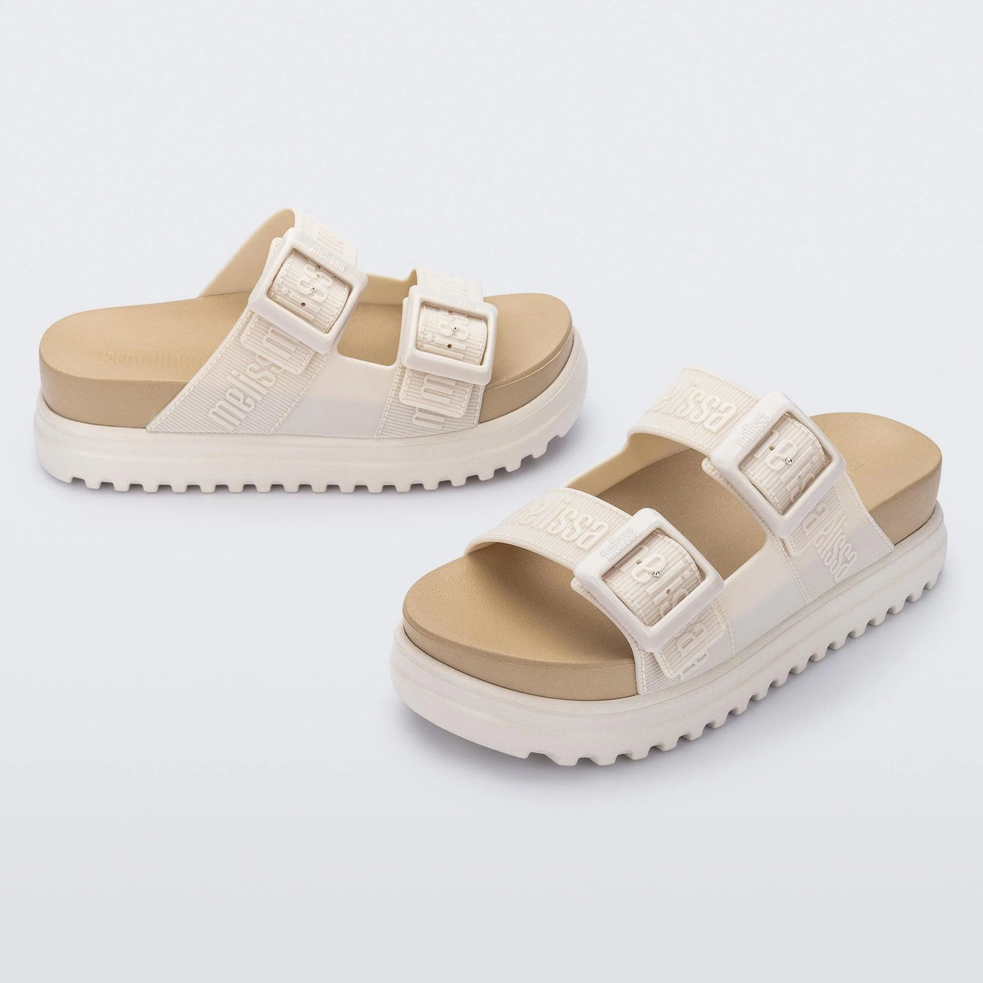 Chinelos Cozy M Lover Plataforma Bege - Melissa 2