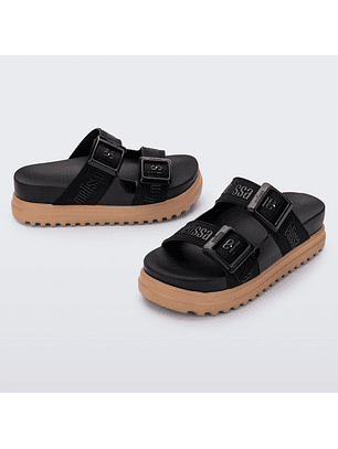 Chinelos Cozy M Lover Plataforma Preto - Melissa 