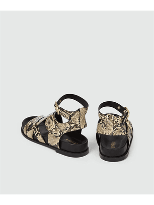 Sandália com Tiras SERENA Cobra - Josh V 