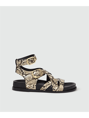 Sandália com Tiras SERENA Cobra - Josh V 