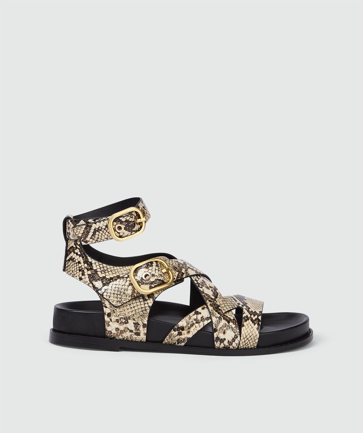 Sandália com Tiras SERENA Cobra - Josh V  1