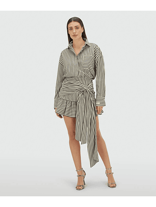 Saia Curta com Laço Riscas Azul - Josh V