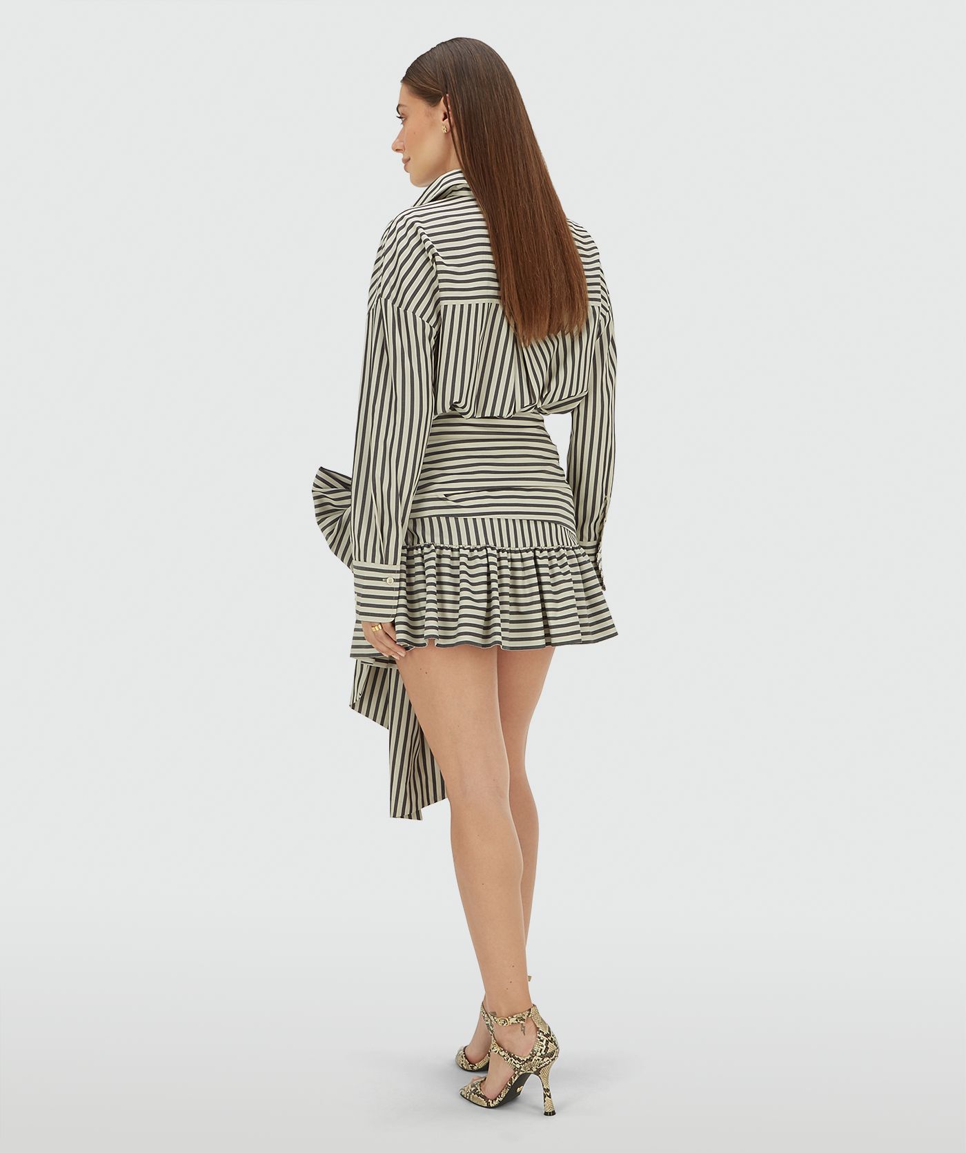 Saia Curta com Laço Riscas Azul - Josh V 4