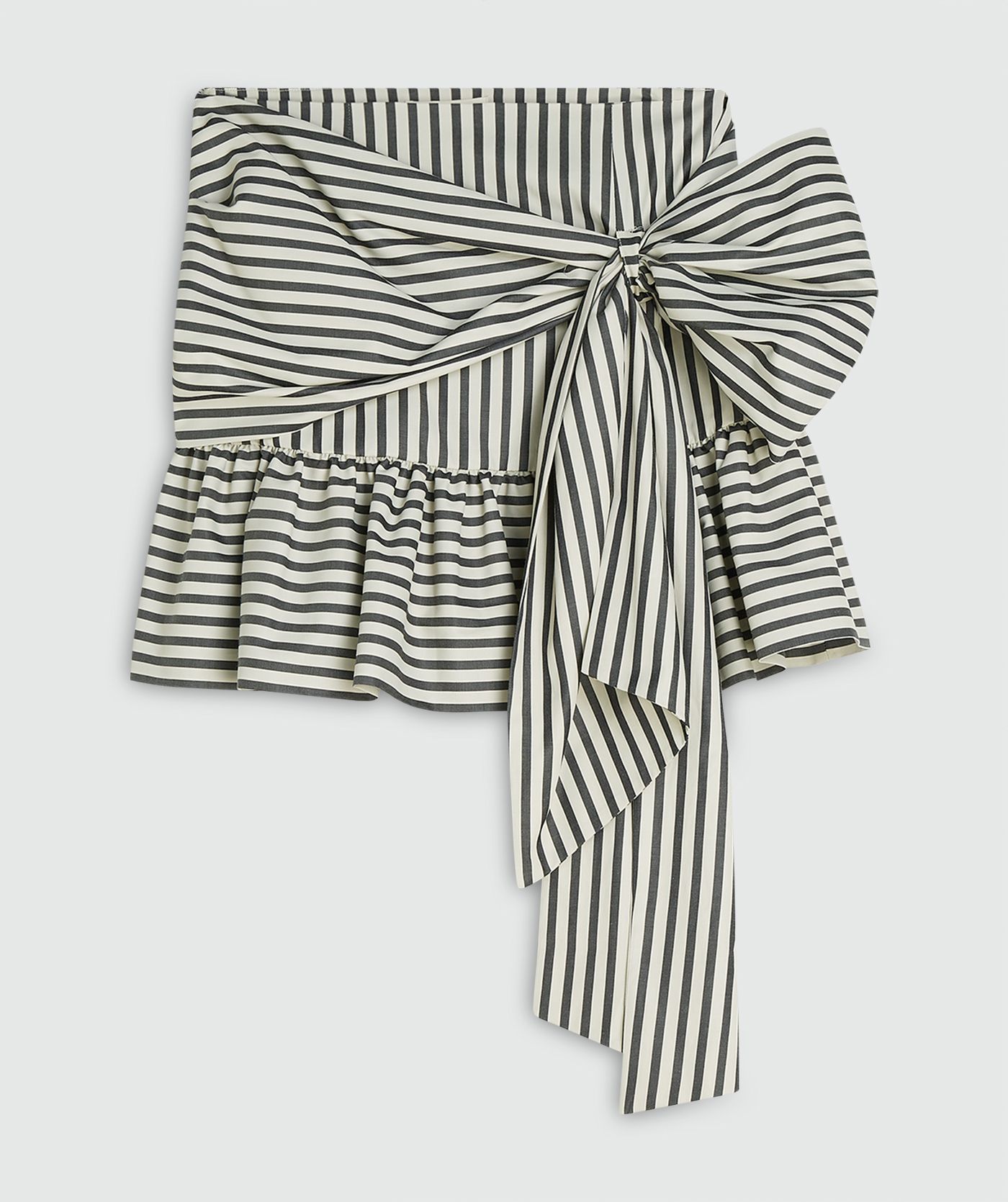 Saia Curta com Laço Riscas Azul - Josh V 5