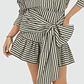 Saia Curta com Laço Riscas Azul - Josh V - thumbnail 1