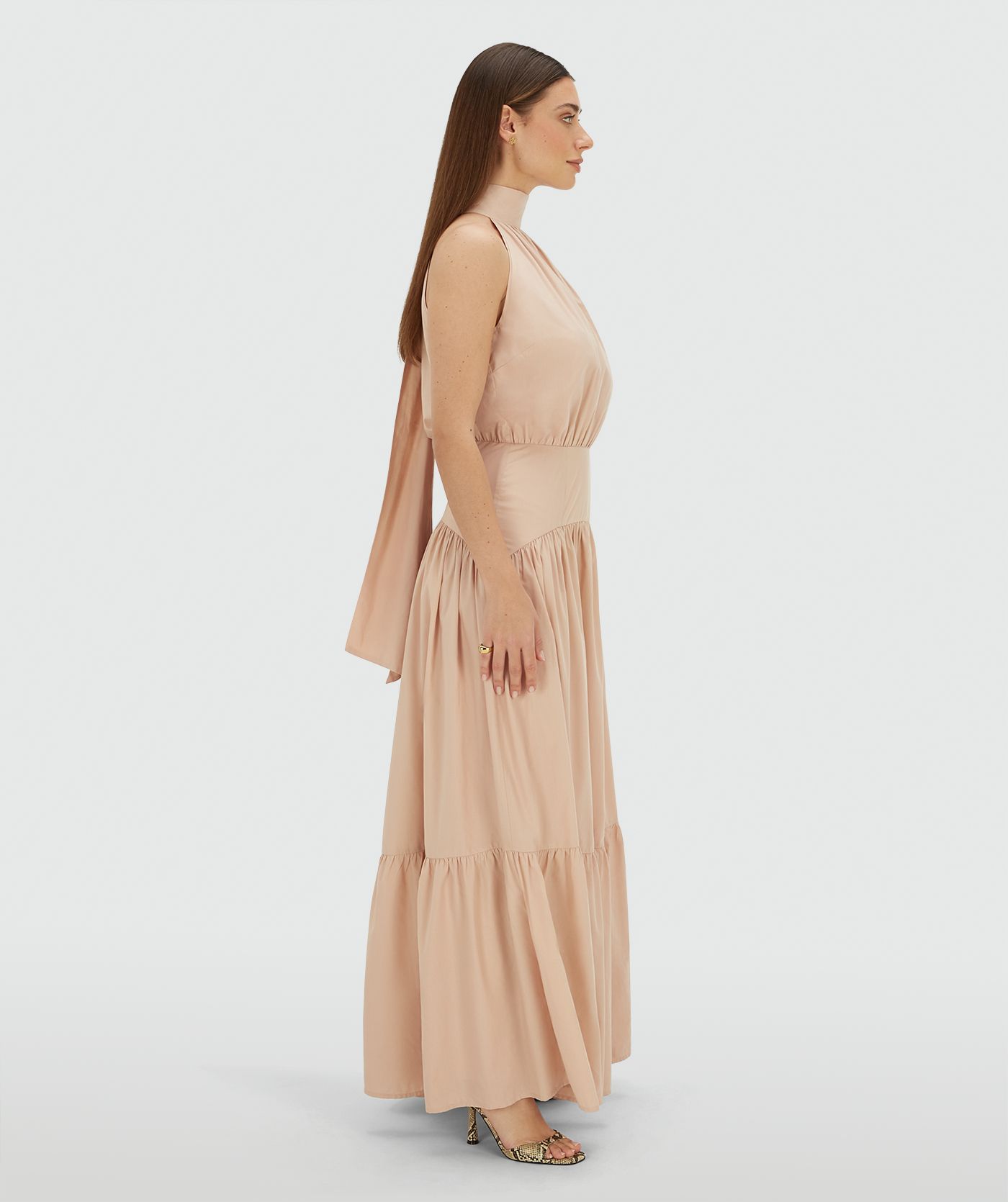 Vestido Comprido de Cavas ELARA Rosa - Josh V 4