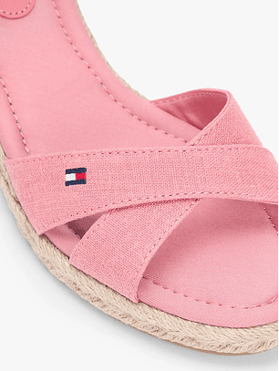 Sandália de Cunha 9332 Rosa - Tommy Hilfiger 
