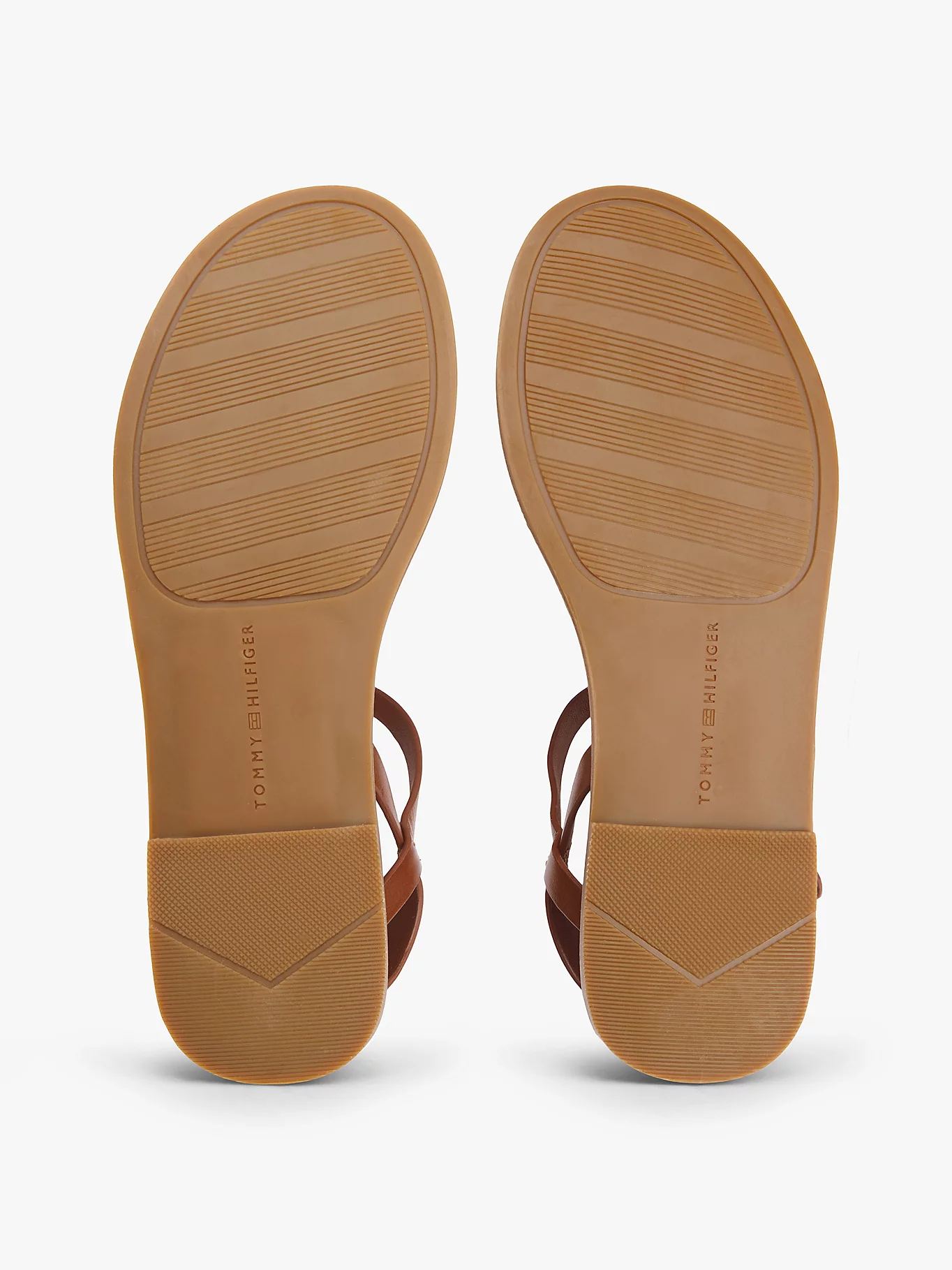 Sandália Rasteira Enfiar no Dedo Camel - Tommy Hilfiger 5