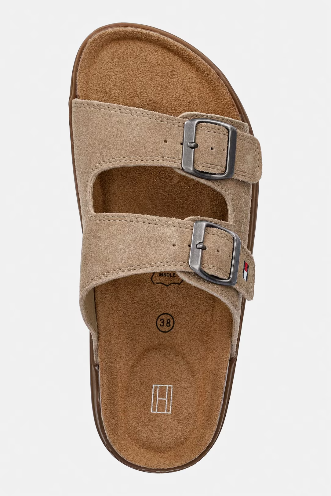 Chinelo FRANCIS em Pele Bege - Tommy Hilfiger 5
