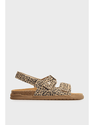 Sandália Rasteira Animal Print - Tommy Hilfiger 