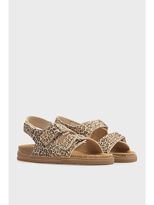 Sandália Rasteira Animal Print - Tommy Hilfiger 