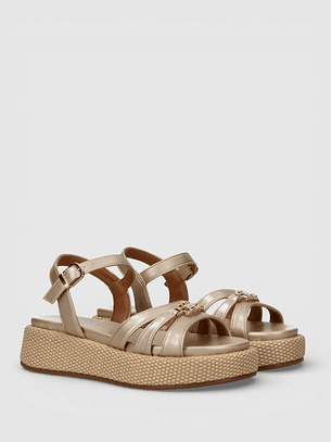 Sandália de Plataforma ERIKA Dourado - Tommy Hilfiger