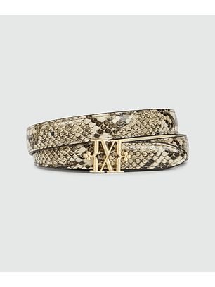 Cinto Reversível DORISSA Cobra  e Branco - Josh V