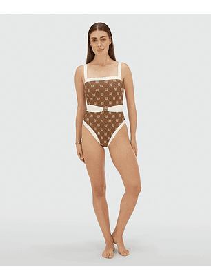 Fato de Banho MILA Logo Castanho - Josh V 