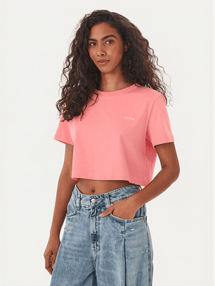 T-shirt Curta SELENE Coral - Guess