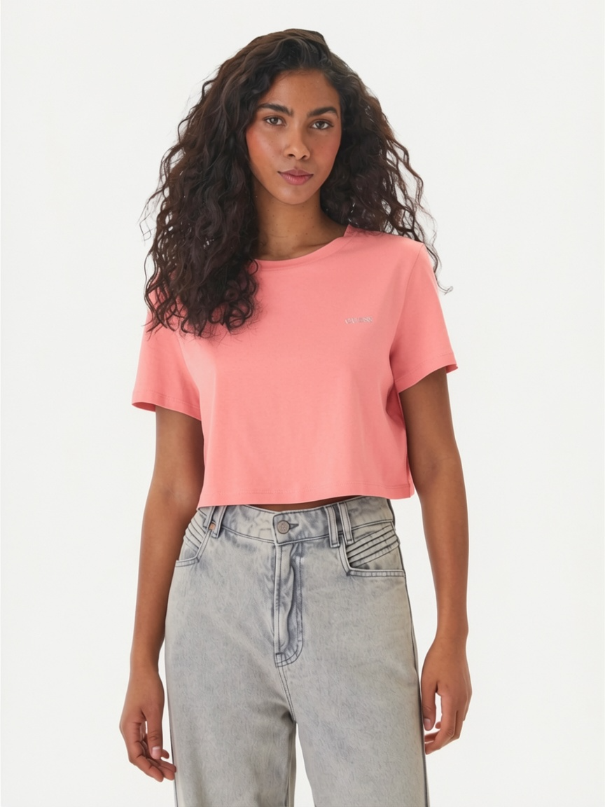 T-shirt Curta SELENE Coral - Guess 1