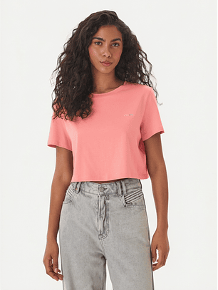 T-shirt Curta SELENE Coral - Guess
