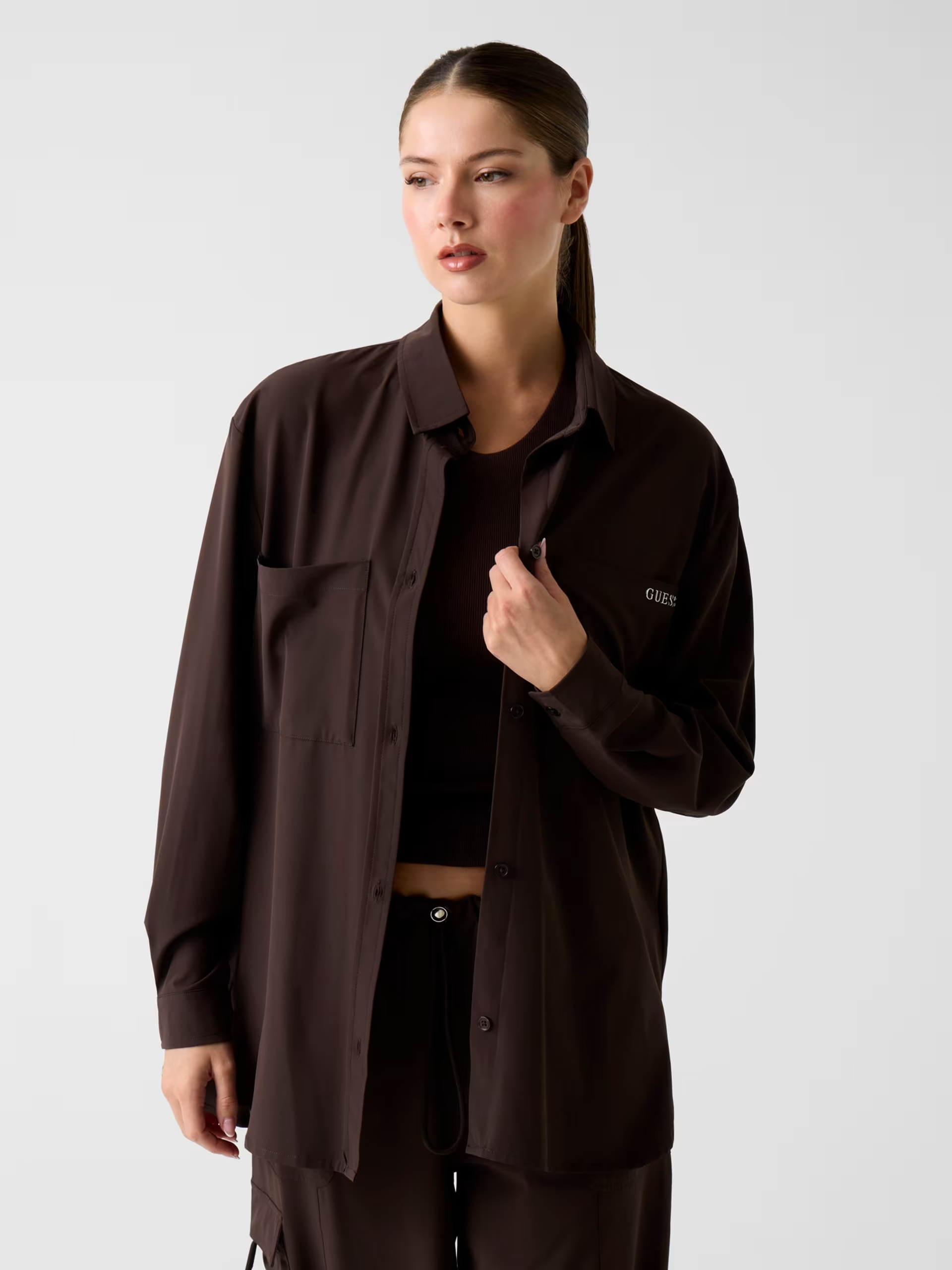 Camiseiro NAT Castanho - Guess  1