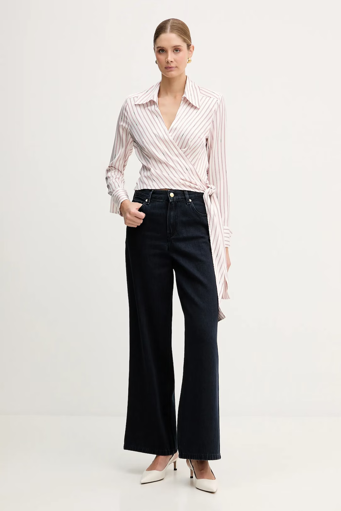 Blusa FATOU Riscas Vermelho - Guess Marciano 3