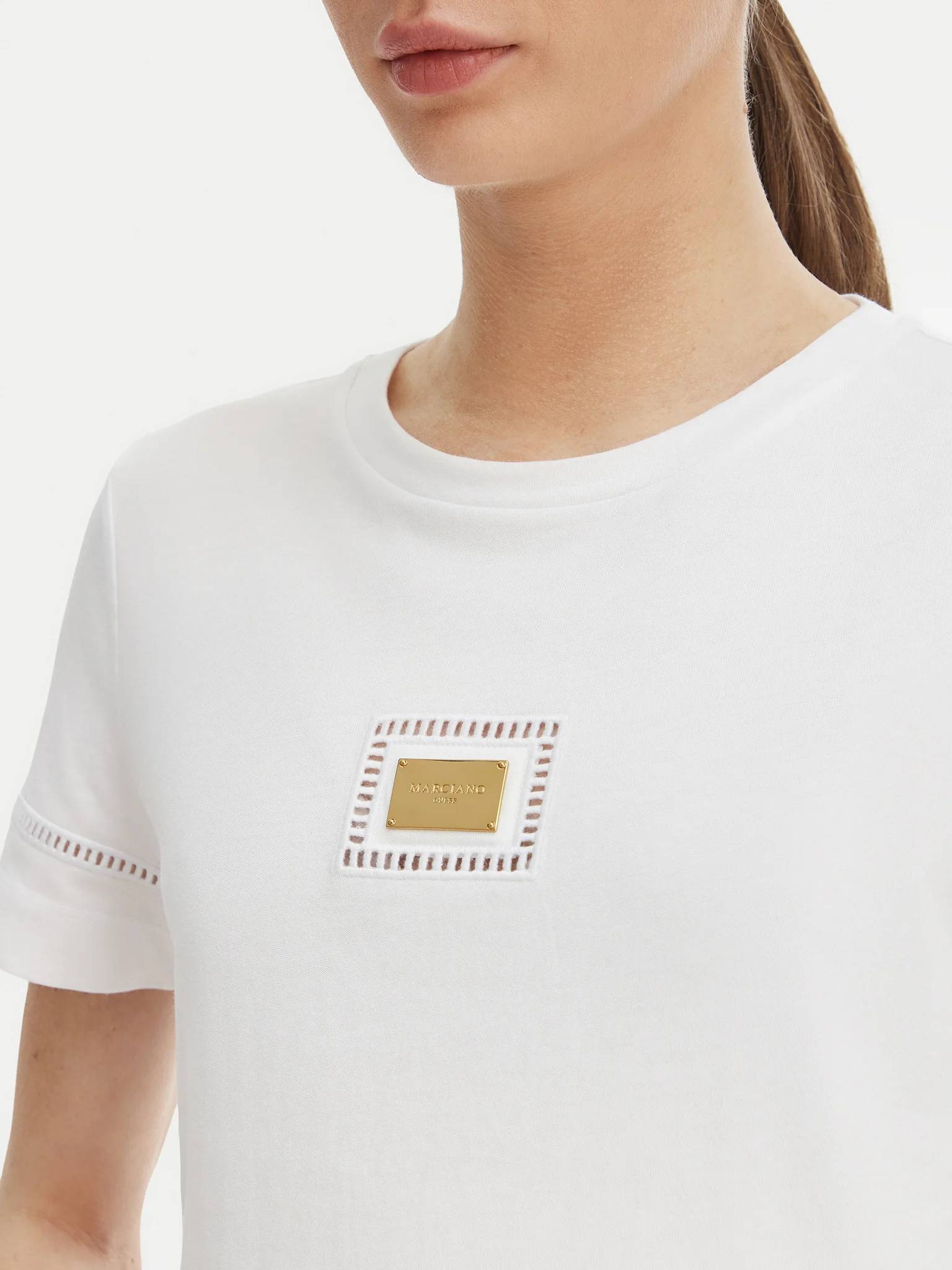 T-shirt MINA Branco - Guess Marciano  4