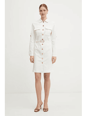 Vestido Curto DONA Branco - Guess Marciano