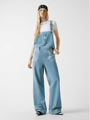 Jardineira Comprida em Ganga - Guess Jeans