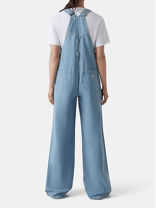 Jardineira Comprida em Ganga - Guess Jeans