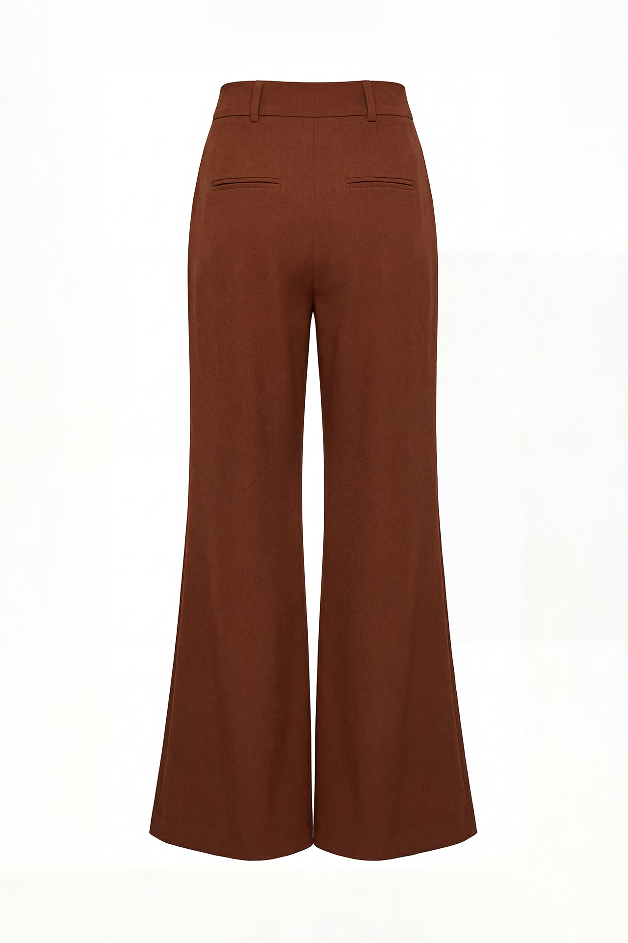 Calças Wide Leg com Pregas Castanho - SAHOCO  5