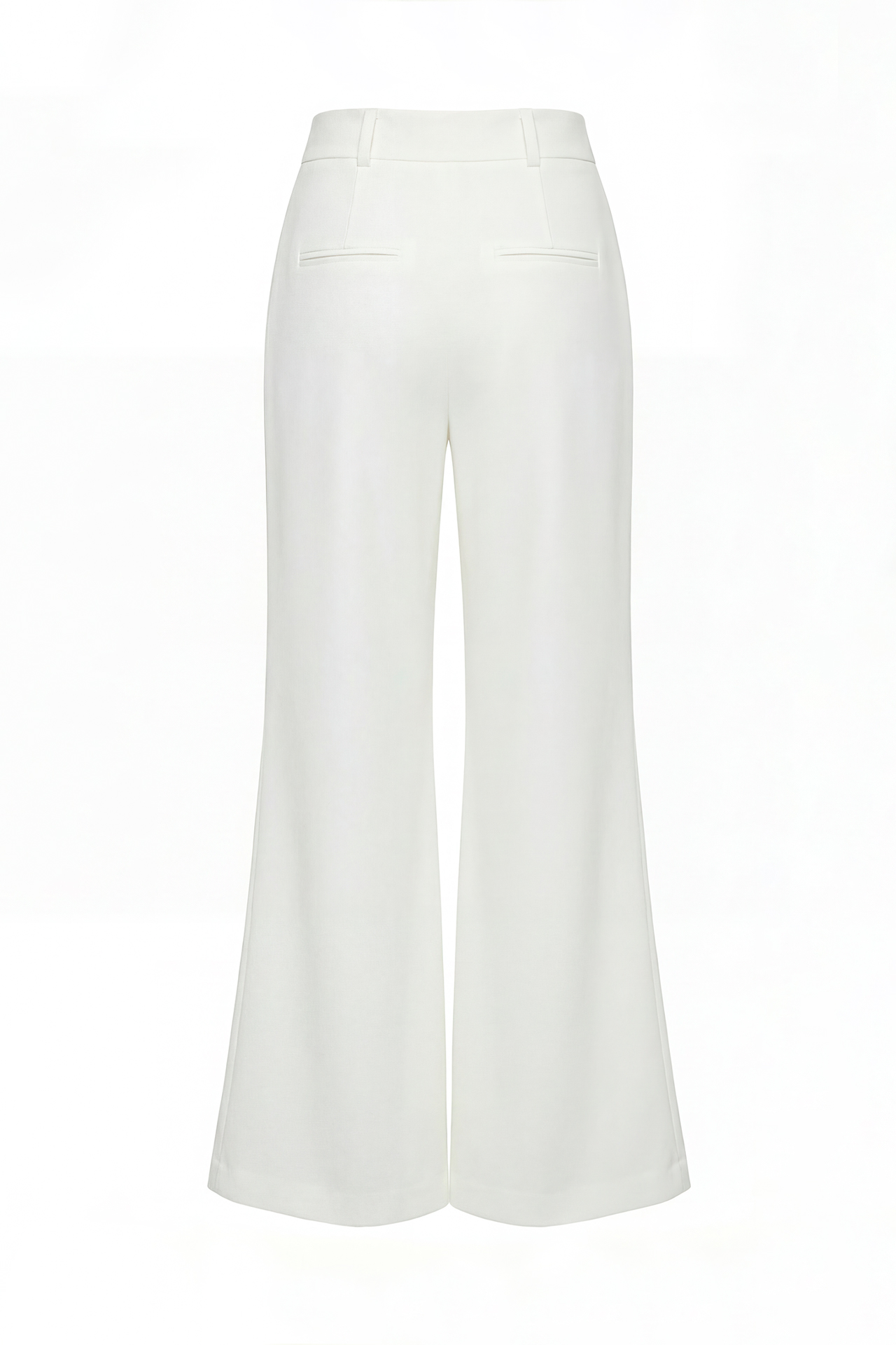 Calças Wide Leg com Pregas Branco - SAHOCO 4