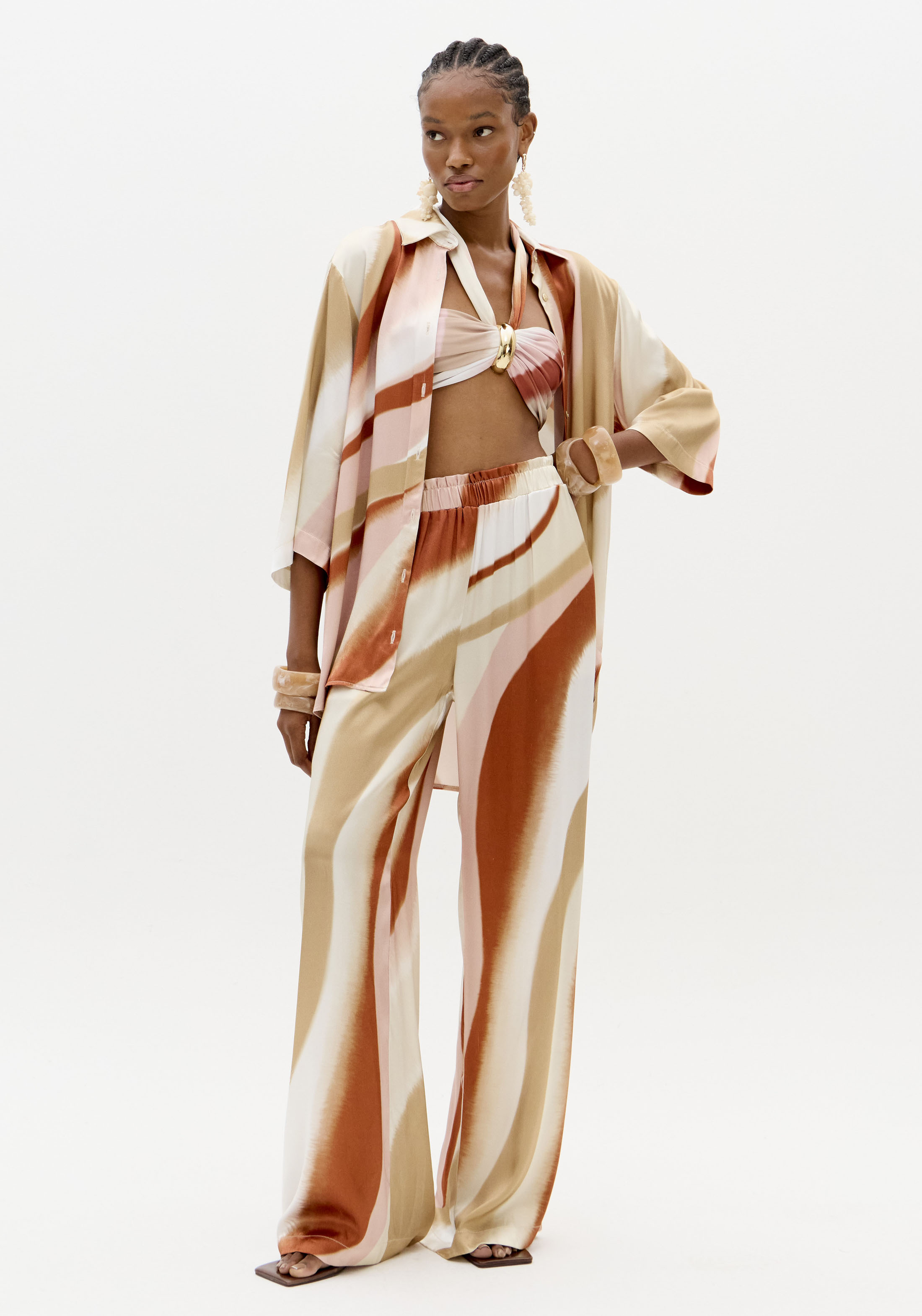 Camisa Acetinada SANDFLOW - Lança Perfume 2