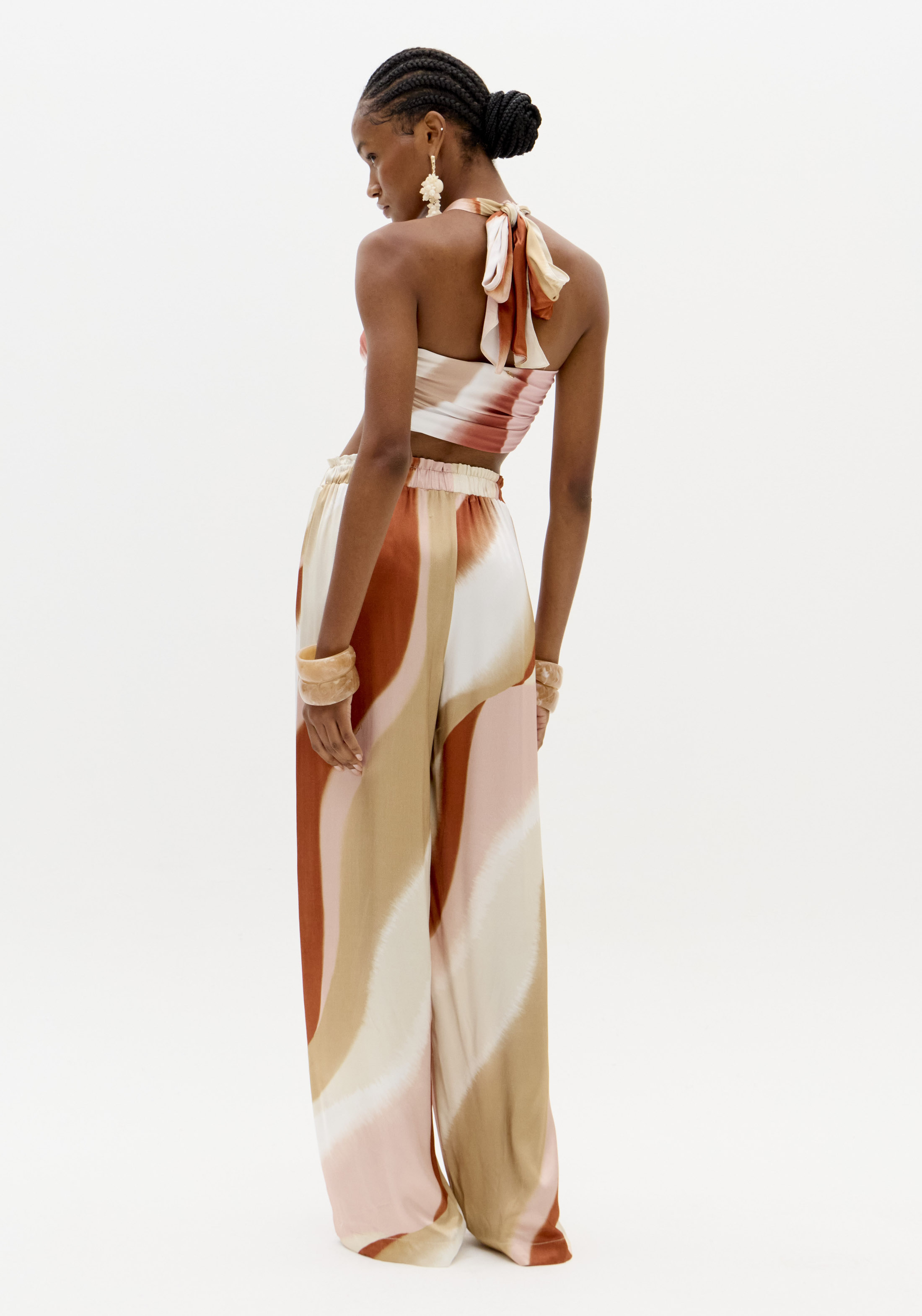 Calças Acetinada SANDFLOW - Lança Perfume 6