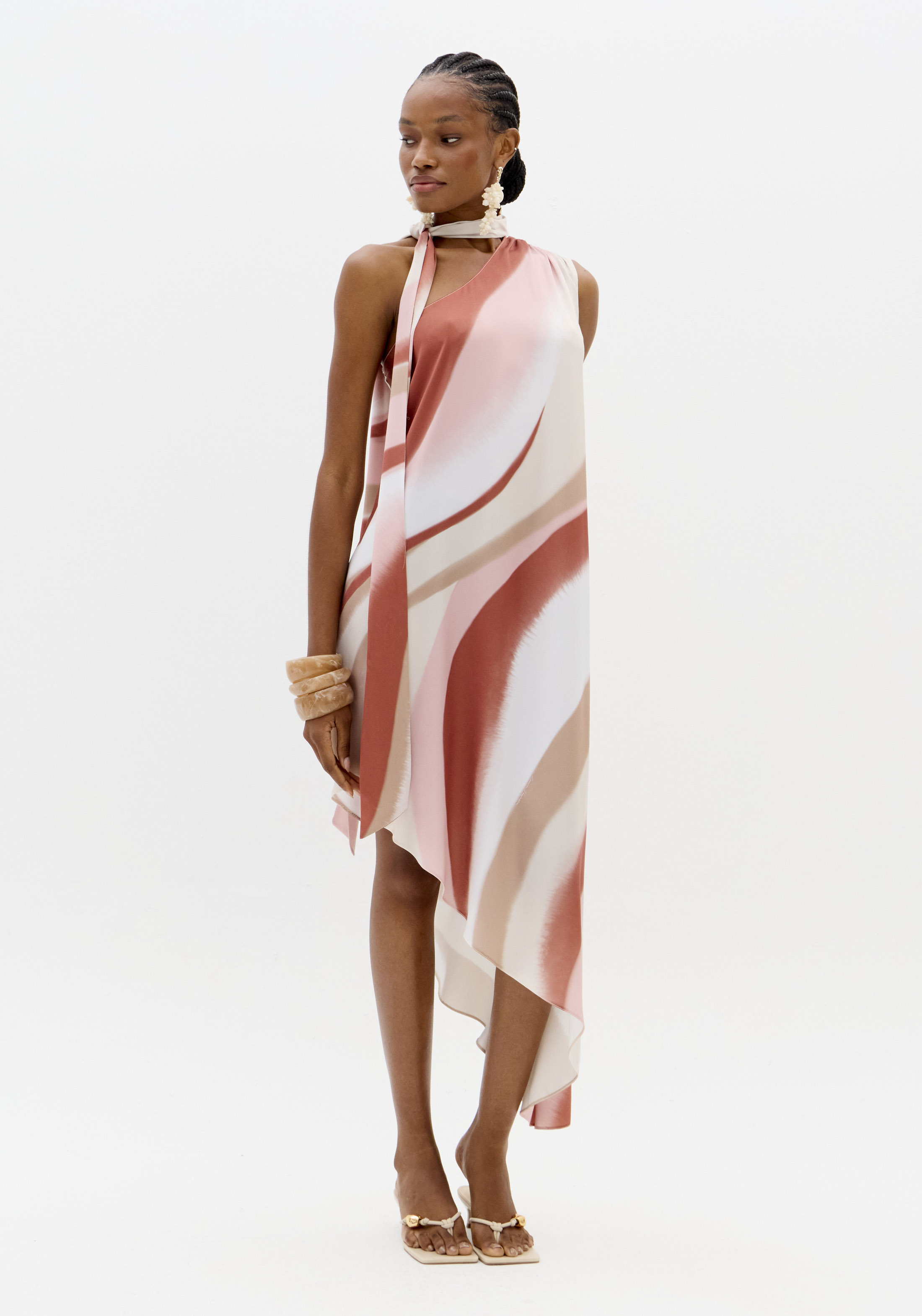 Vestido Assimétrico SANDFLOW - Lança Perfume  2