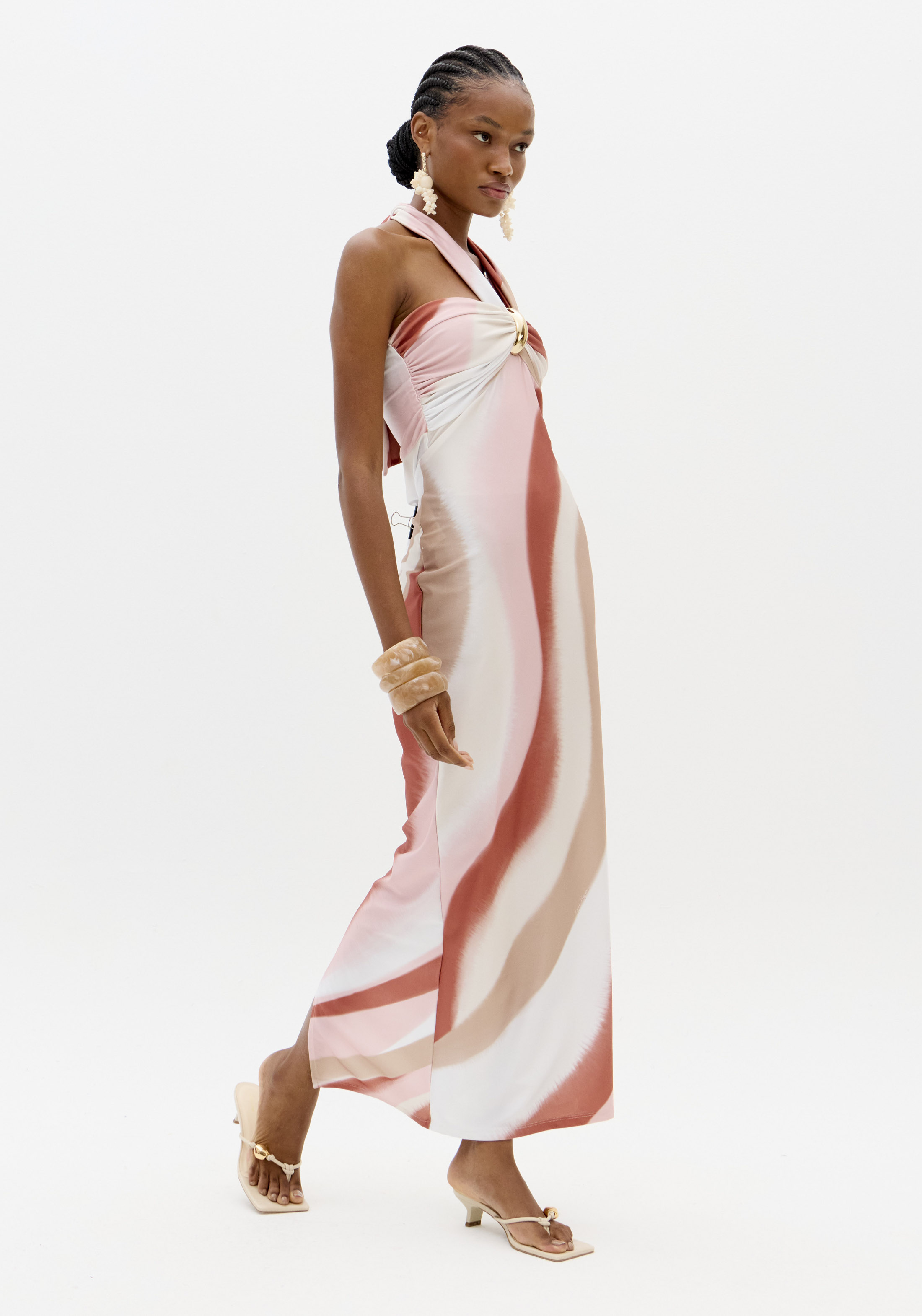 Vestido Justo Estampa SANDFLOW - Lança Perfume 4