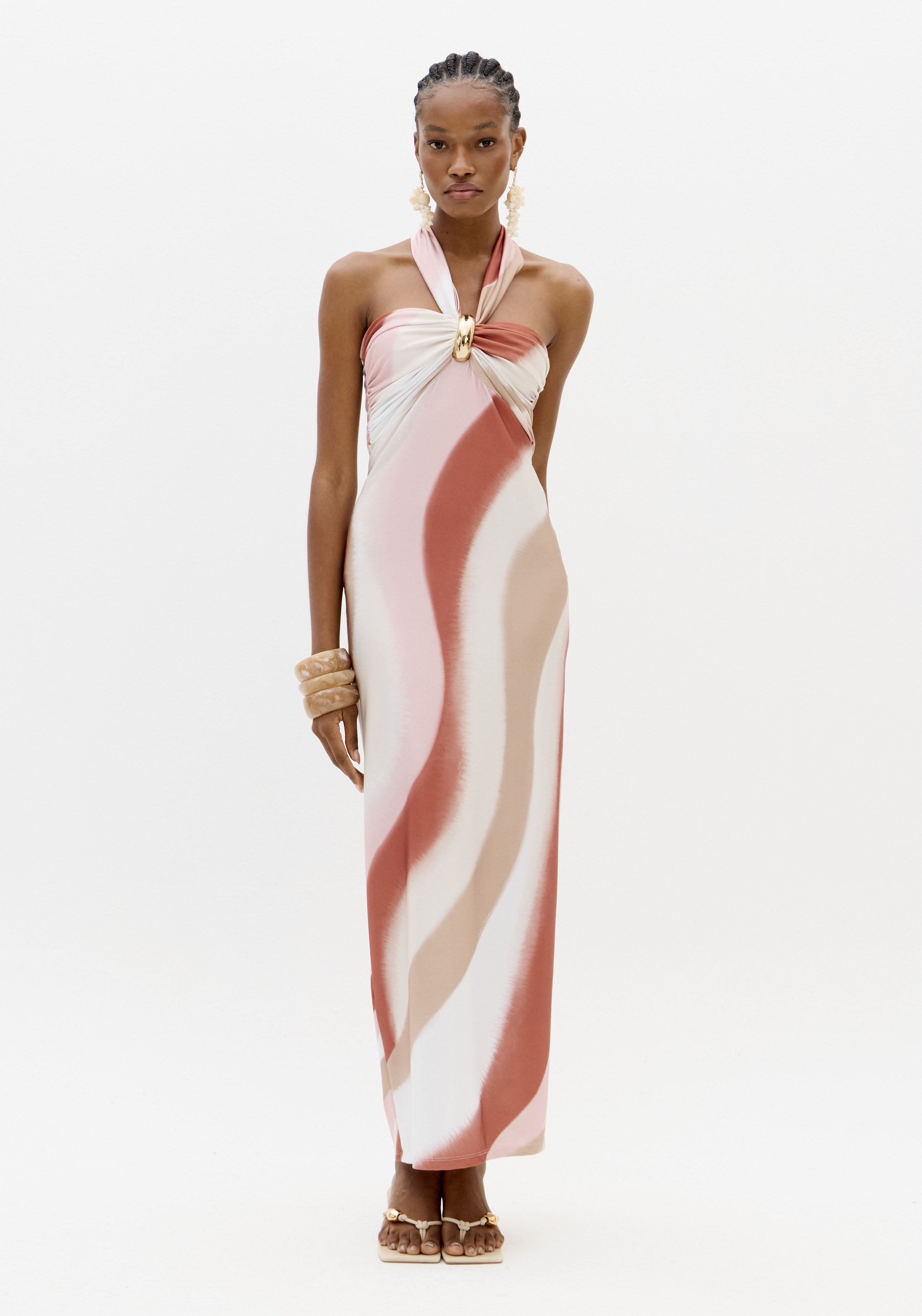 Vestido Justo Estampa SANDFLOW - Lança Perfume 1