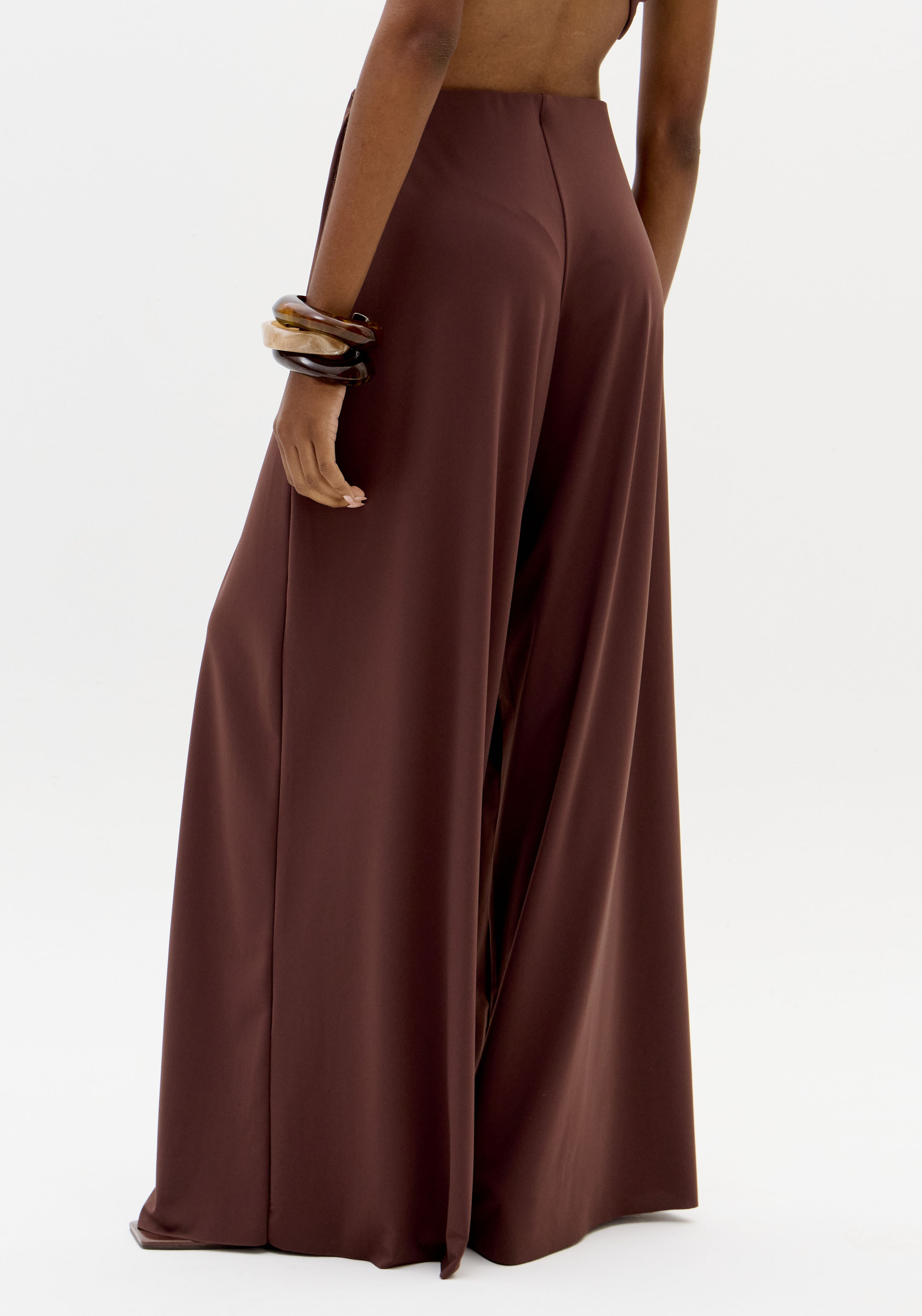 Pantalonas Malha Fria Castanho - Lança Perfume 3