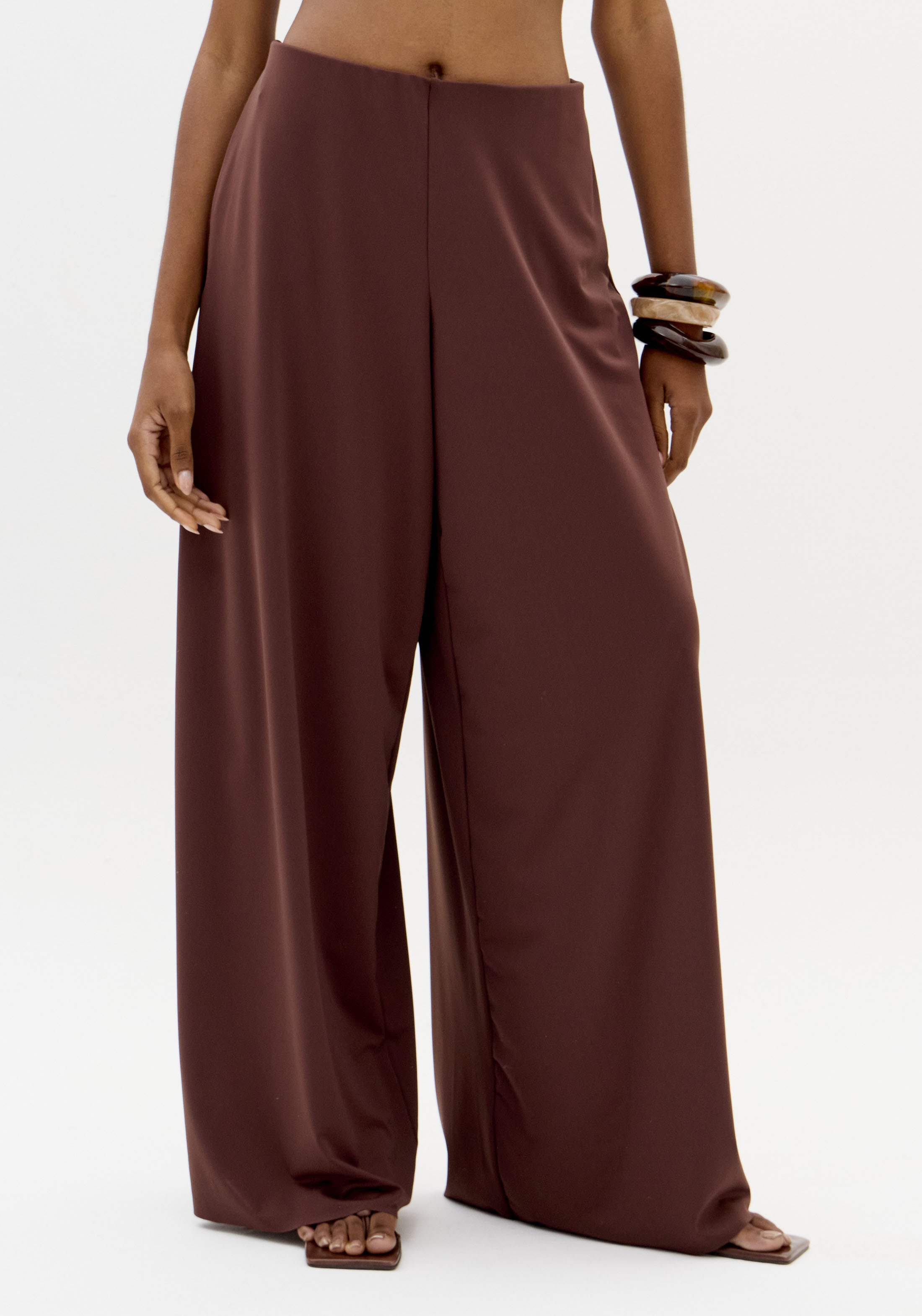 Pantalonas Malha Fria Castanho - Lança Perfume 1