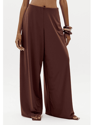 Pantalonas Malha Fria Castanho - Lança Perfume