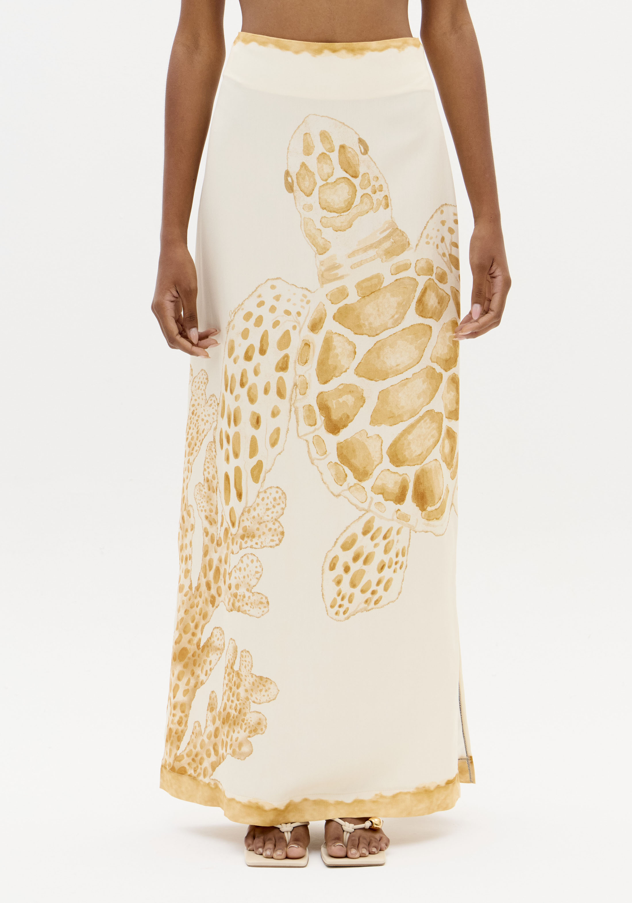 Saia Comprida TURTLE LOCAL Branco - Lança Perfume  1