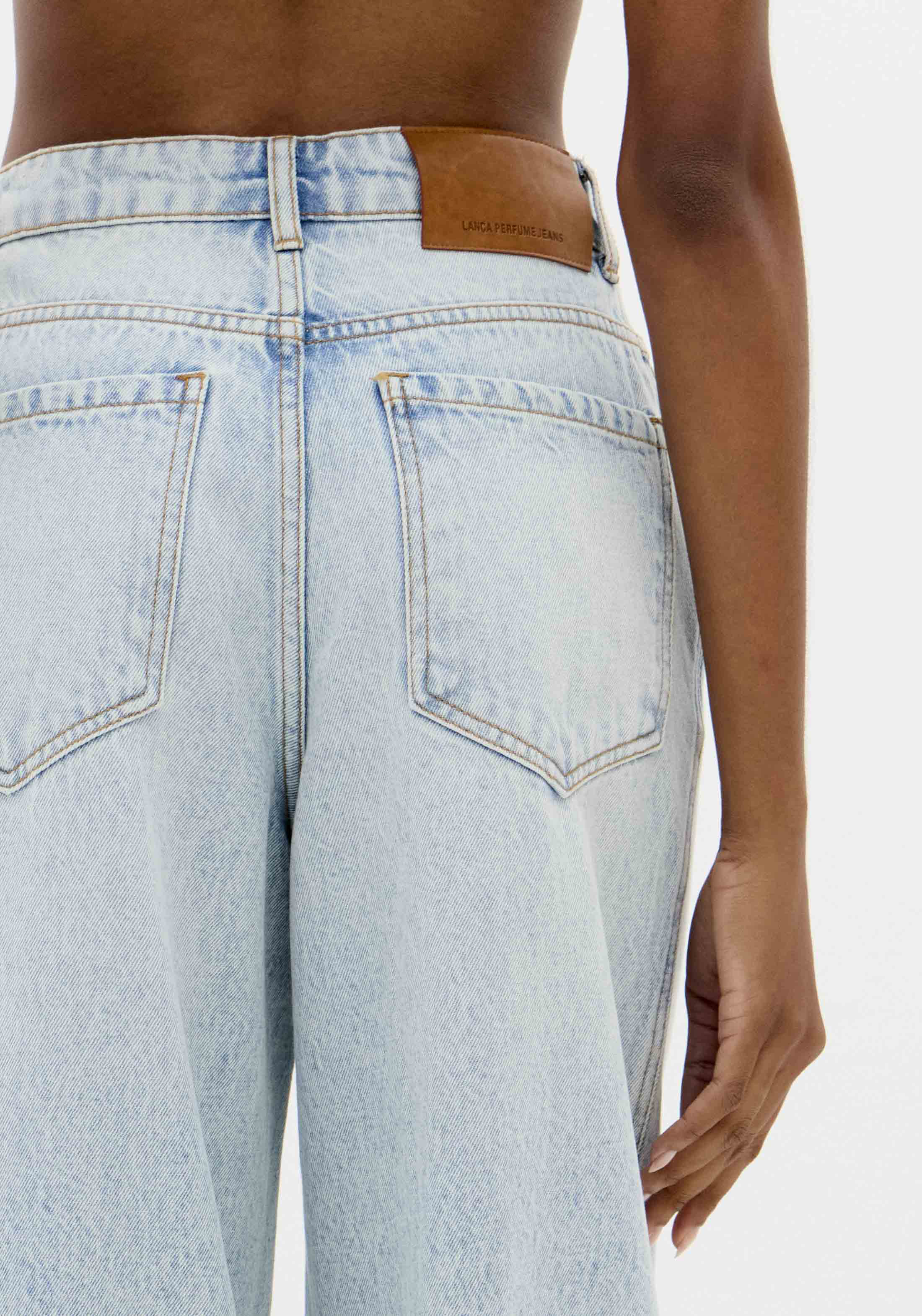 Calças Wide Leg Ganga Clara - Lança Perfume 6