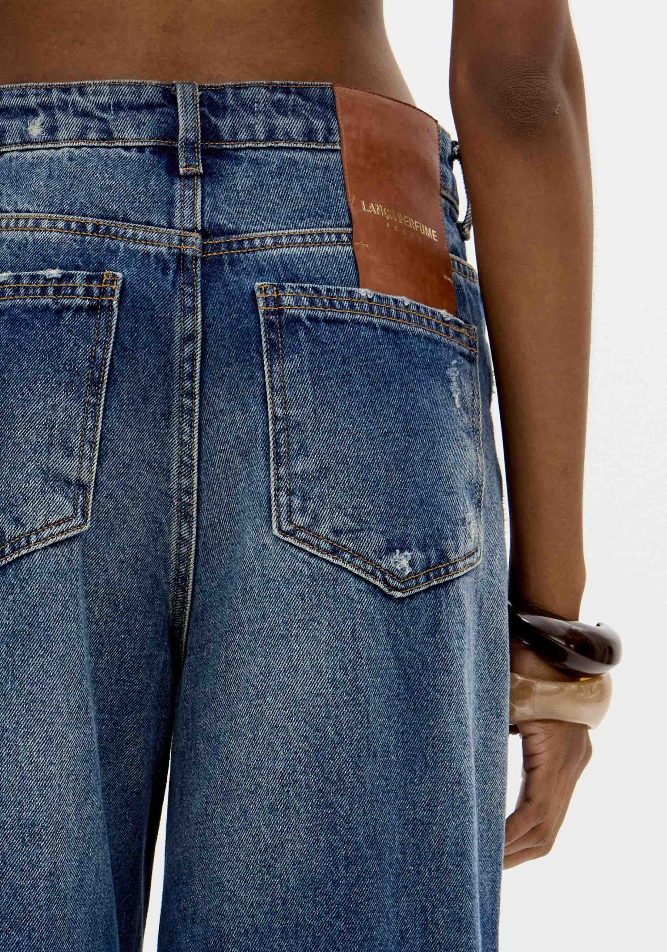 Calças Wide Leg em Ganga - Lança Perfume  6