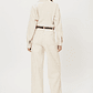Calças Wide Leg com Cinto Creme - Lança Perfume - thumbnail 4